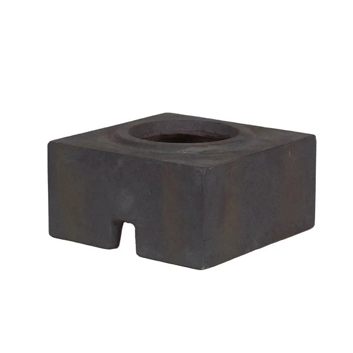 Spillway Bowl Stand 6″ Iron Ore – pedestal for water features