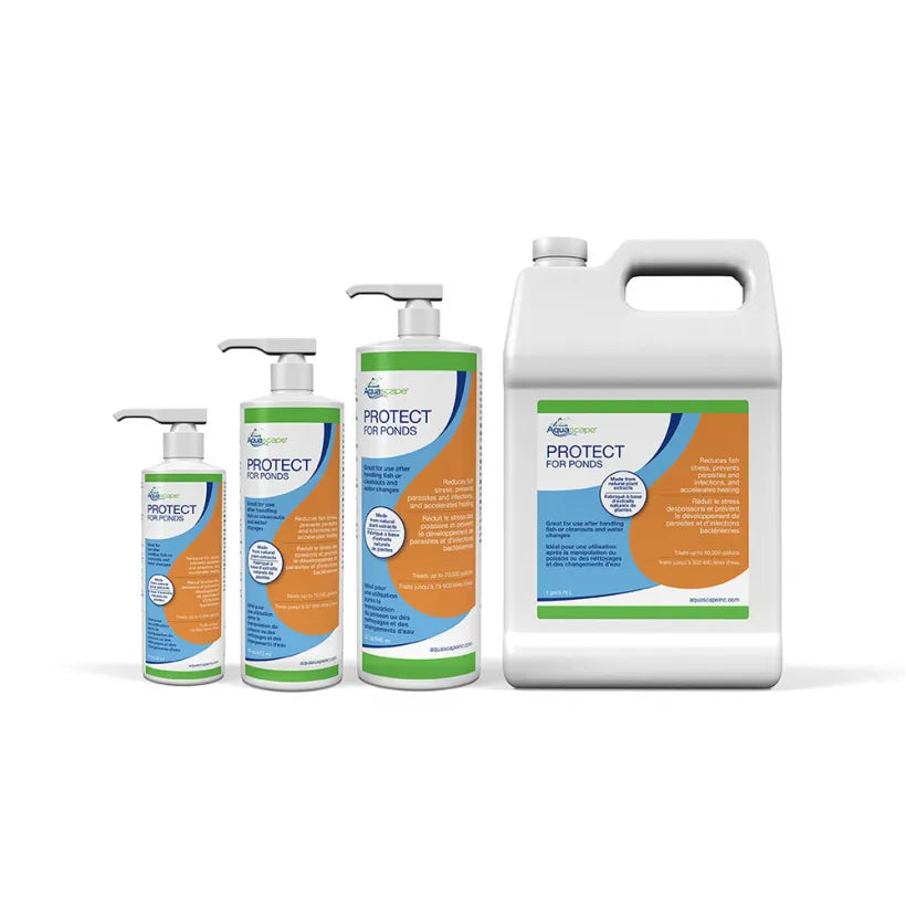 Natural tea tree oil-based formulation in Protect for Ponds treatment.