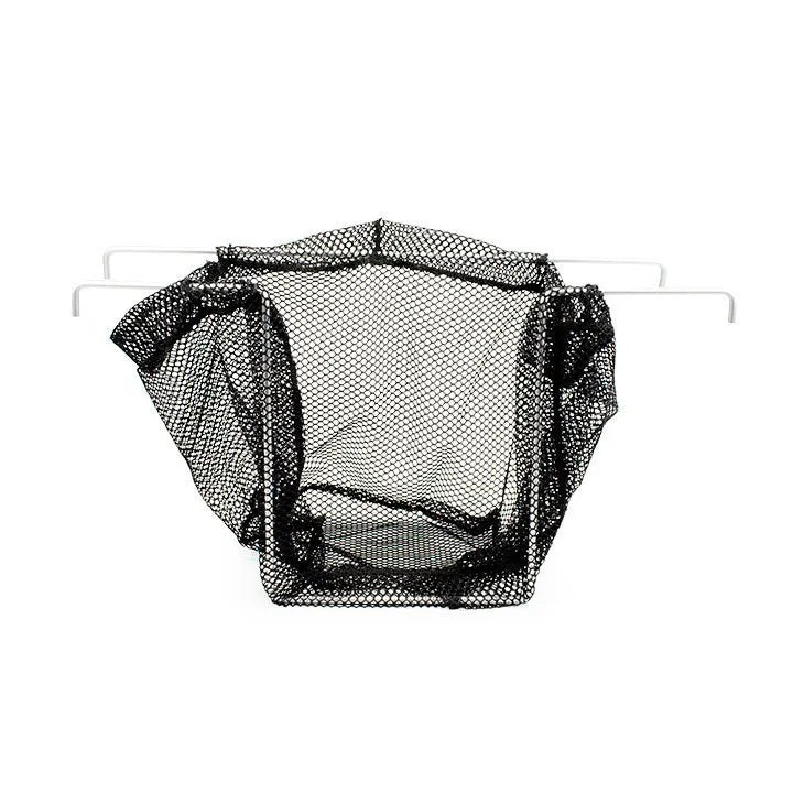 Durable mesh net for large pond skimmer debris collection