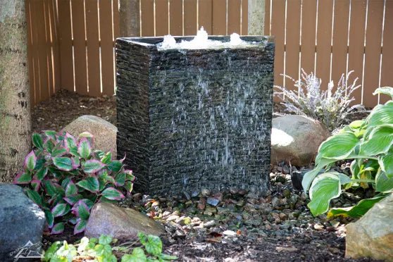 Stacked Slate Wall Fountain Kit 32″ H (81 cm) - Rosty Market Inc.