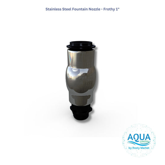 Stainless Steel Fountain Nozzle - Frothy - Rosty Market Inc.