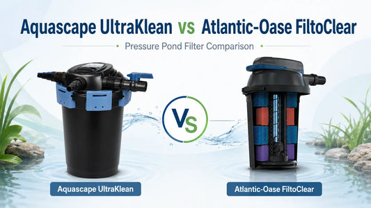 Difference between Aquascape UltraKlean vs Atlantic-Oase FiltoClear Pond and Water Feature Filters