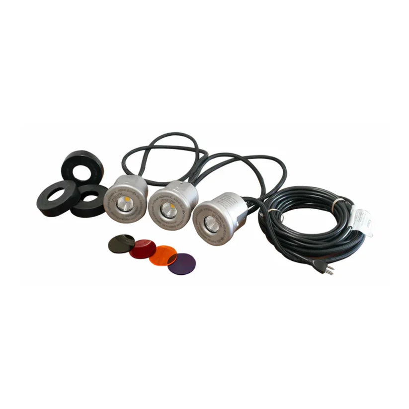 Kasco Stainless Steel LED Lighting set of 3