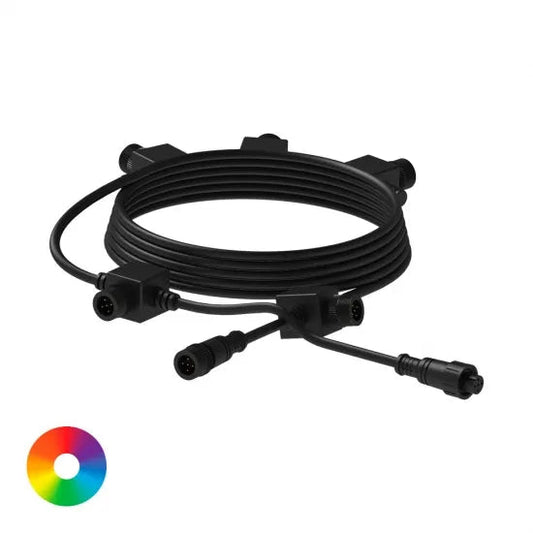 Aquascape 5-Outlet Color-Changing Light Extension Cable - AquaGarden