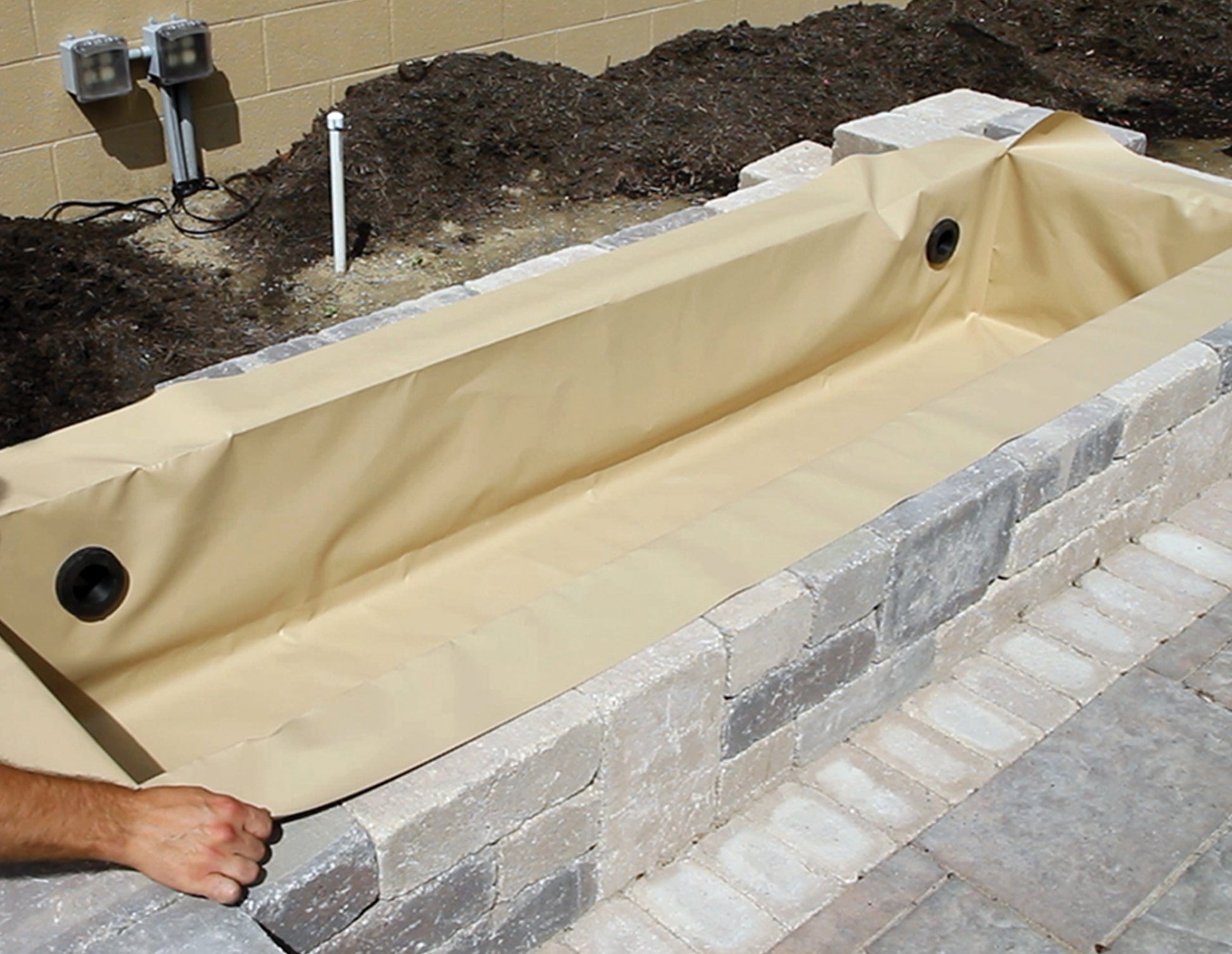 Atlantic-Oase Flexible Hardscape Basin - 4' Tan