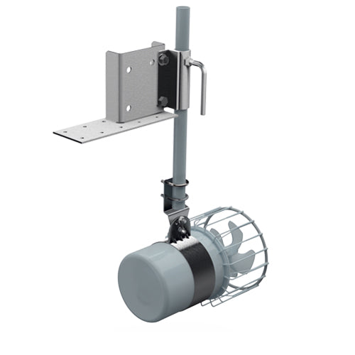 Kasco universal dock mount for pond de-icer