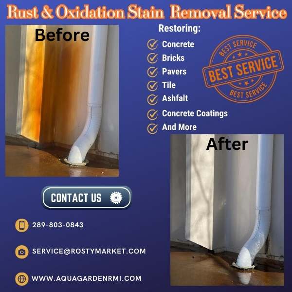 Rust and Oxidation Removal Service - AquaGarden