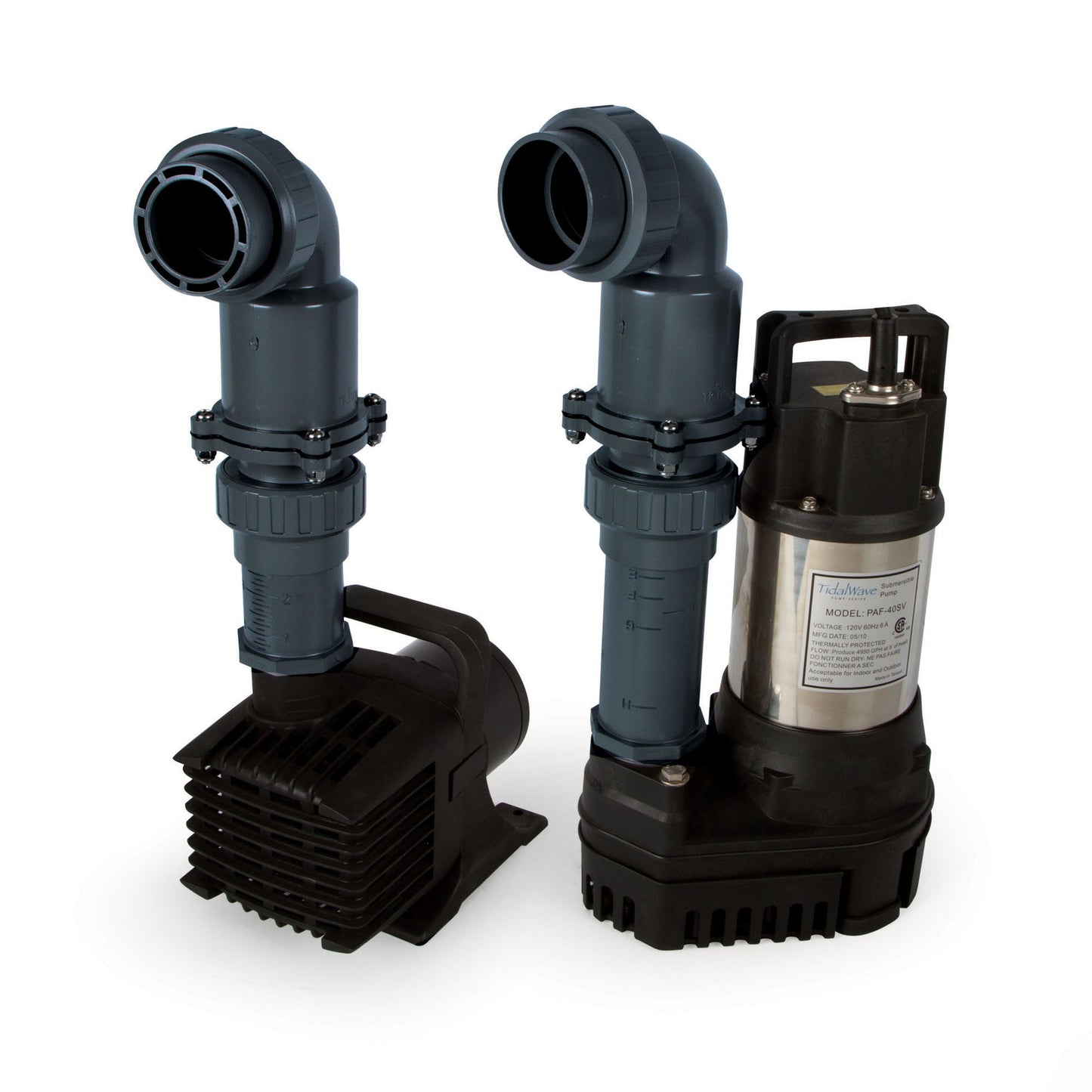 Atlantic-Oase TR215CV check valve installed on pond pumps