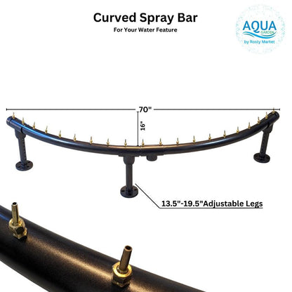 Fountain Spray Ring, Spray Bar, and Manifold Customization & Installation Service - Aquaarden