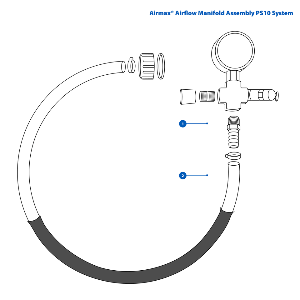 Airmax PS10 Airflow Manifold Assembly Replacement Parts — product image 1