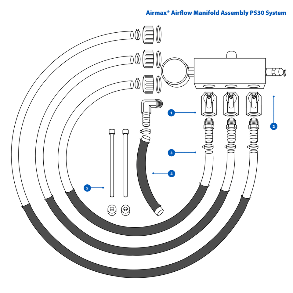 Airmax PS30 Airflow Manifold Assembly Replacement Parts — product image 1