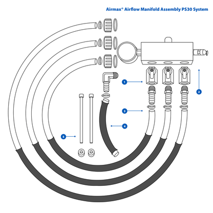 Airmax PS30 Airflow Manifold Assembly Replacement Parts — product image 1