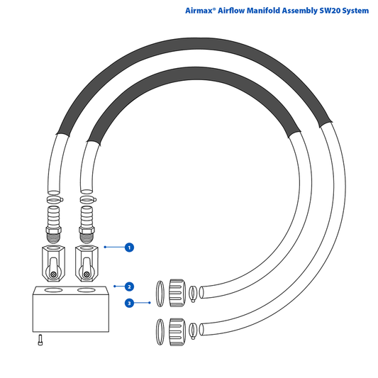Airmax SW20 Airflow Manifold Assembly Replacement Parts — product image 1