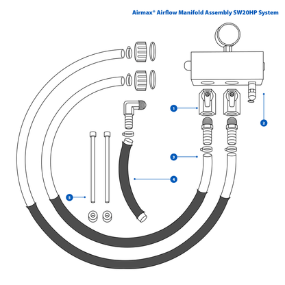 Airmax SW20HP Airflow Manifold Assembly Replacement Parts — product image 1
