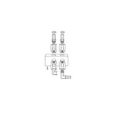 Airmax SW40 Airflow Manifold Assembly Replacement Parts — 2a - SW40 Manifold Block Assembly