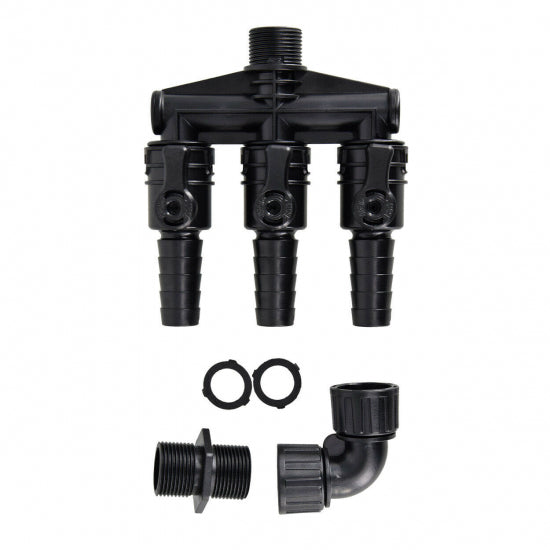 Aquascape 3-Way Barbed Valve — 3-WAY 3/4" MPT x 3/4" BARB