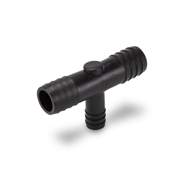 Aquascape Poly Barbed Hose Tees — 1/2" BARB x 3/4" BARB