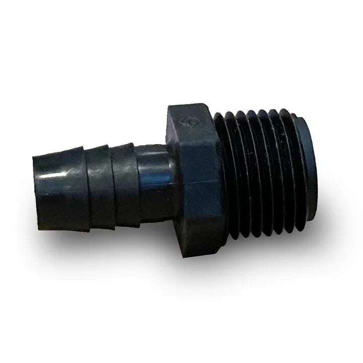 Aquascape Poly MPT x Barb Hose Adapters — 1/2" MPT x 1/2" BARB