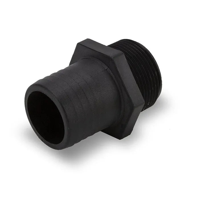 Aquascape Poly MPT x Barb Hose Adapters — 1-1/4" MPT x 1-1/2" BARB