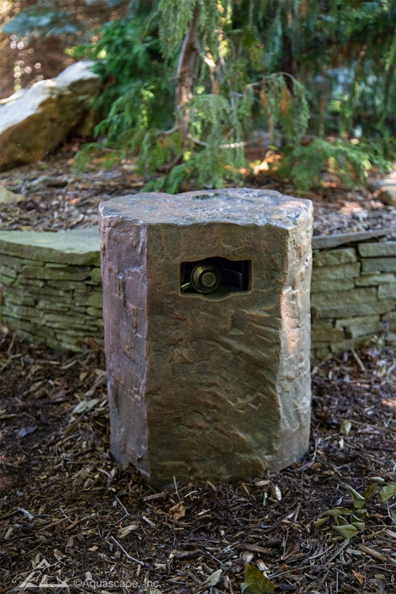 Aquascape Faux Stone & Stump Propane Tank Covers