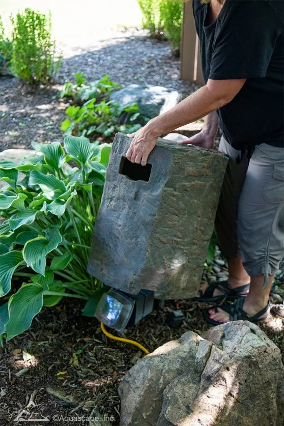 Aquascape Faux Stone & Stump Propane Tank Covers