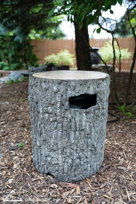 Aquascape Faux Stone & Stump Propane Tank Covers