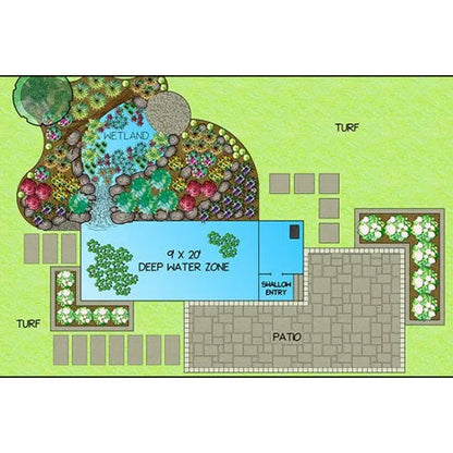 Aquascape Recreational Pond Kit – 9 ft x 20 ft, Canada
