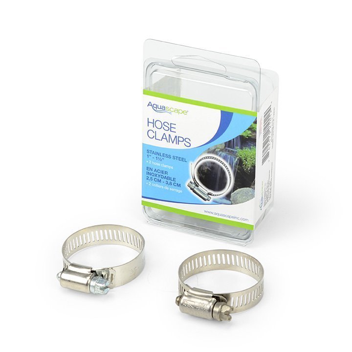 Aquascape Stainless Steel Hose Clamps — 1" TO 1-1/2" (QTY 2)