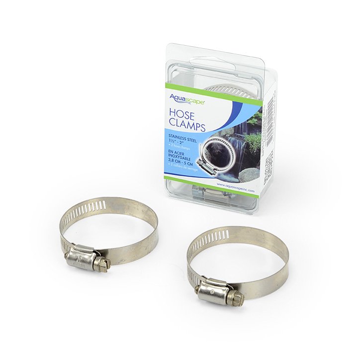 Aquascape Stainless Steel Hose Clamps — 1-1/2" TO 2" (QTY 2)