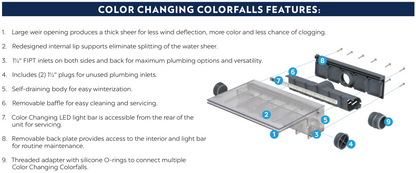 Atlantic-Oase Color Changing Lighted Spillways — product gallery 13