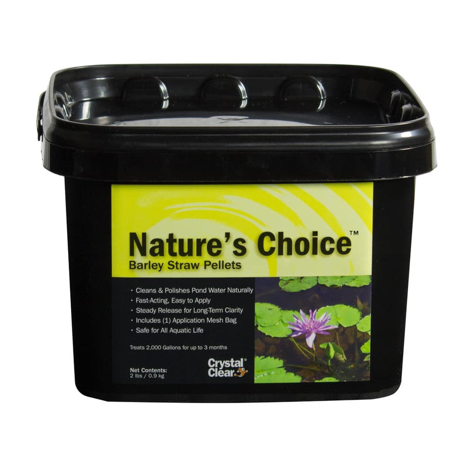 CrystalClear Nature's Choice Barley Straw Pellets — 2 lbs