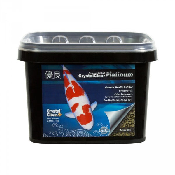 CrystalClear Platinum Koi Food — Standard / 2.2 lbs