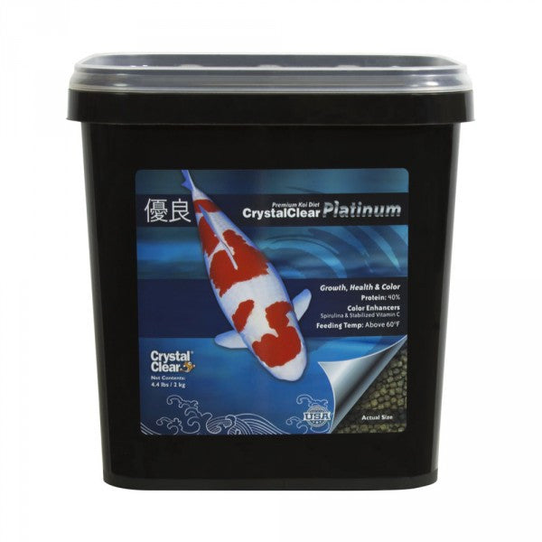 CrystalClear Platinum Koi Food — Standard / 4.4 lbs