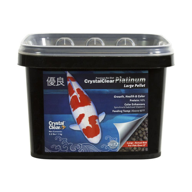 CrystalClear Platinum Koi Food — Large / 2.2 lbs