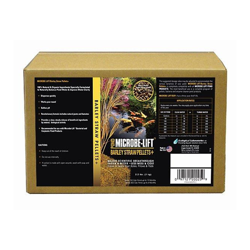 Microbe-Lift Barley Straw Pellets + — 2.2 lbs