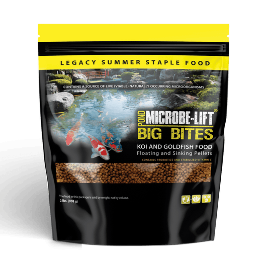 Microbe-Lift Big Bites Floating Pellets — 2 lbs 12 oz