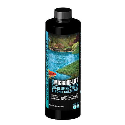 Microbe-Lift Bio-Blue Enzymes & Pond Colorant — 16 oz