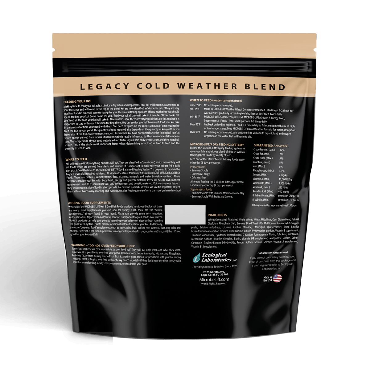 Microbe-Lift Cold Weather Food — product view 4
