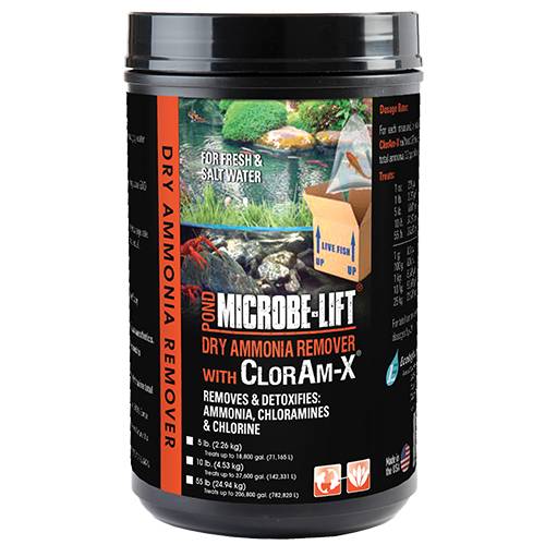 Microbe-Lift Dry Ammonia Remover with ClorAm-X — 5 lbs