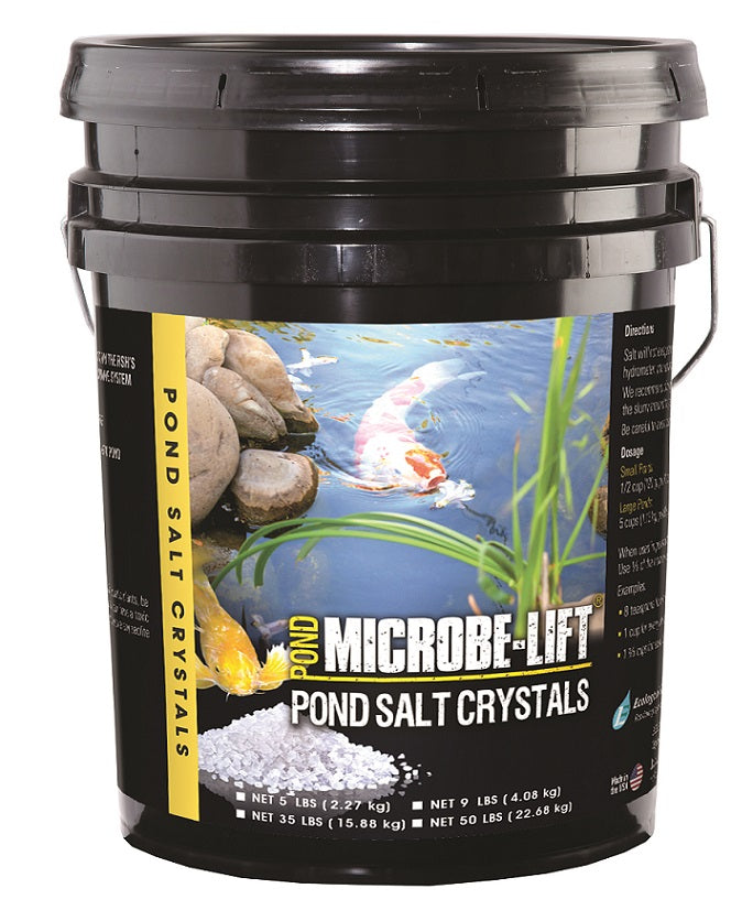 Microbe-Lift Pond Salt Crystals — 35 lbs