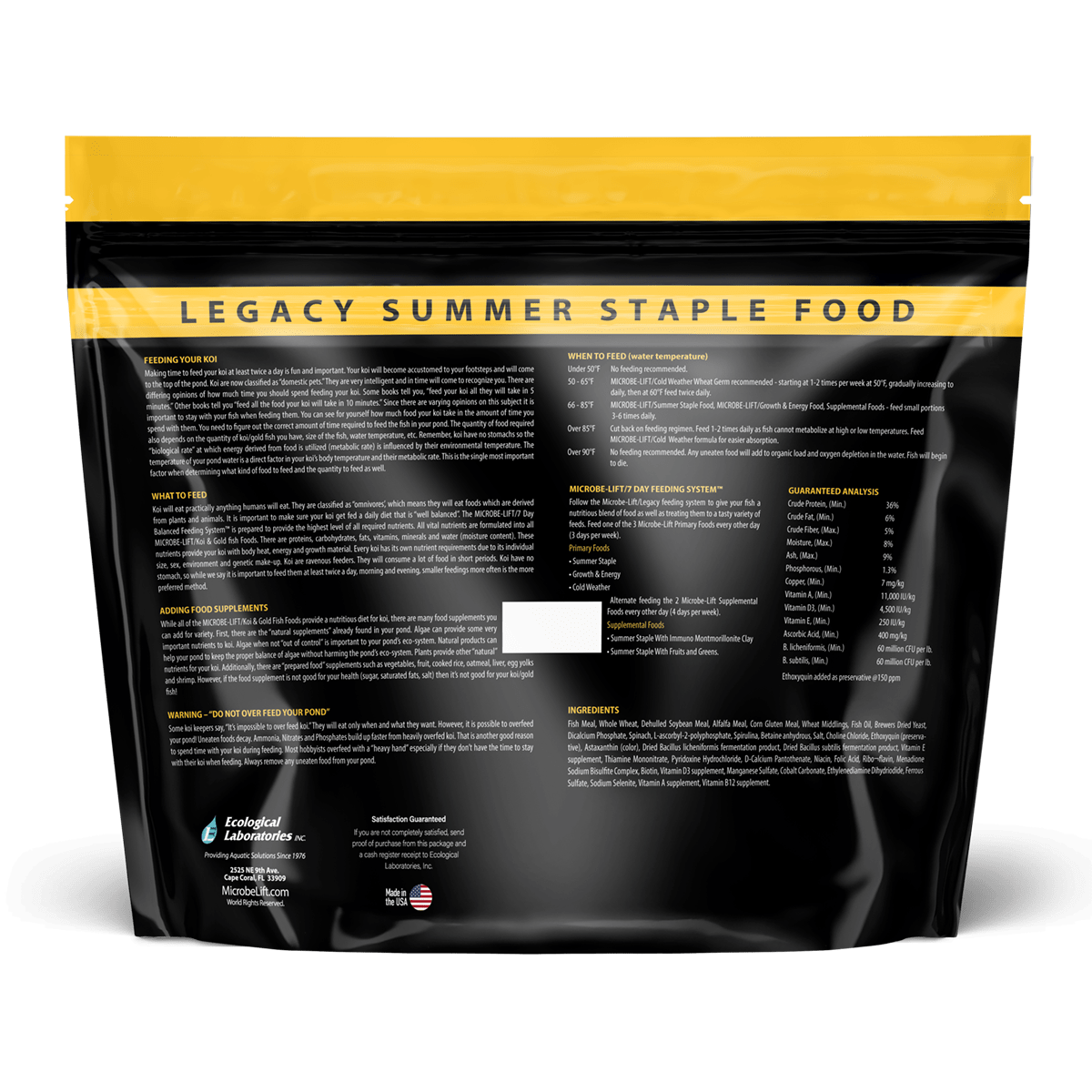 Microbe-Lift Summer Staple Food — product view 4
