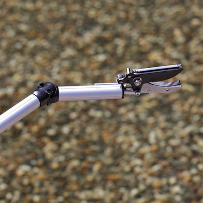 OASE FlexiCut 2-in-1 long-reach pond scissors in use