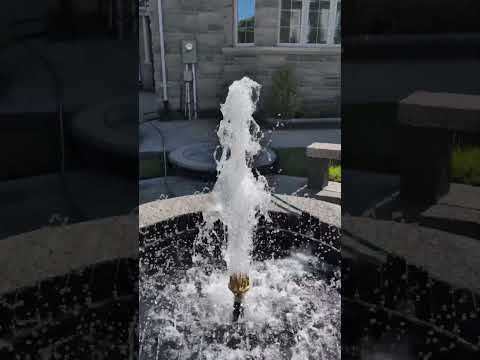 Spray Ring Water Feature Opening In Bramptom which we built and now we maintain.
