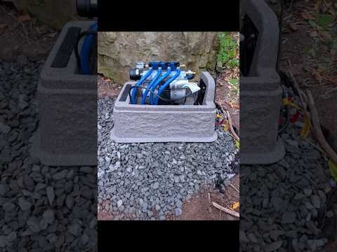 Airmax Aeration system installation in the pond.