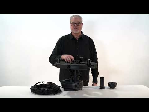 Atlantic-Oase 1/4 HP Floating Fountain with Lights product video
