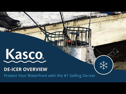 Kasco Pond & Lake De-icer - SS Cord Protection