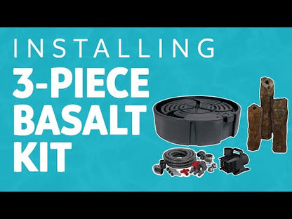 Atlantic-Oase 3 Pieces Natural Basalt Fountain Kit product video