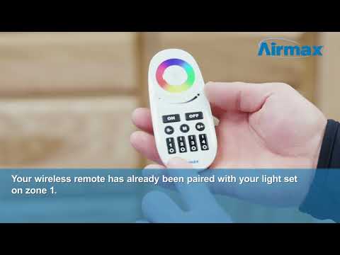 Airmax Color Changing LED Lights (No Cord)/Remote - AquaGarden