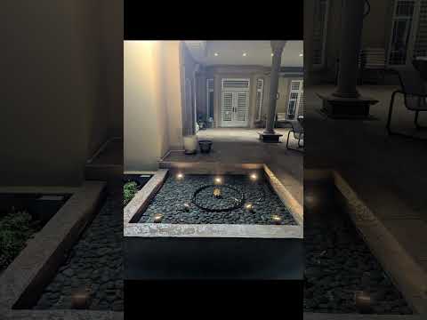 Custom water feature built in Caledon Ontario