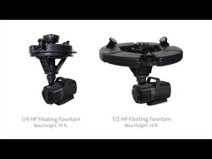 Atlantic-Oase 1/4 HP Floating Fountain with Lights product video